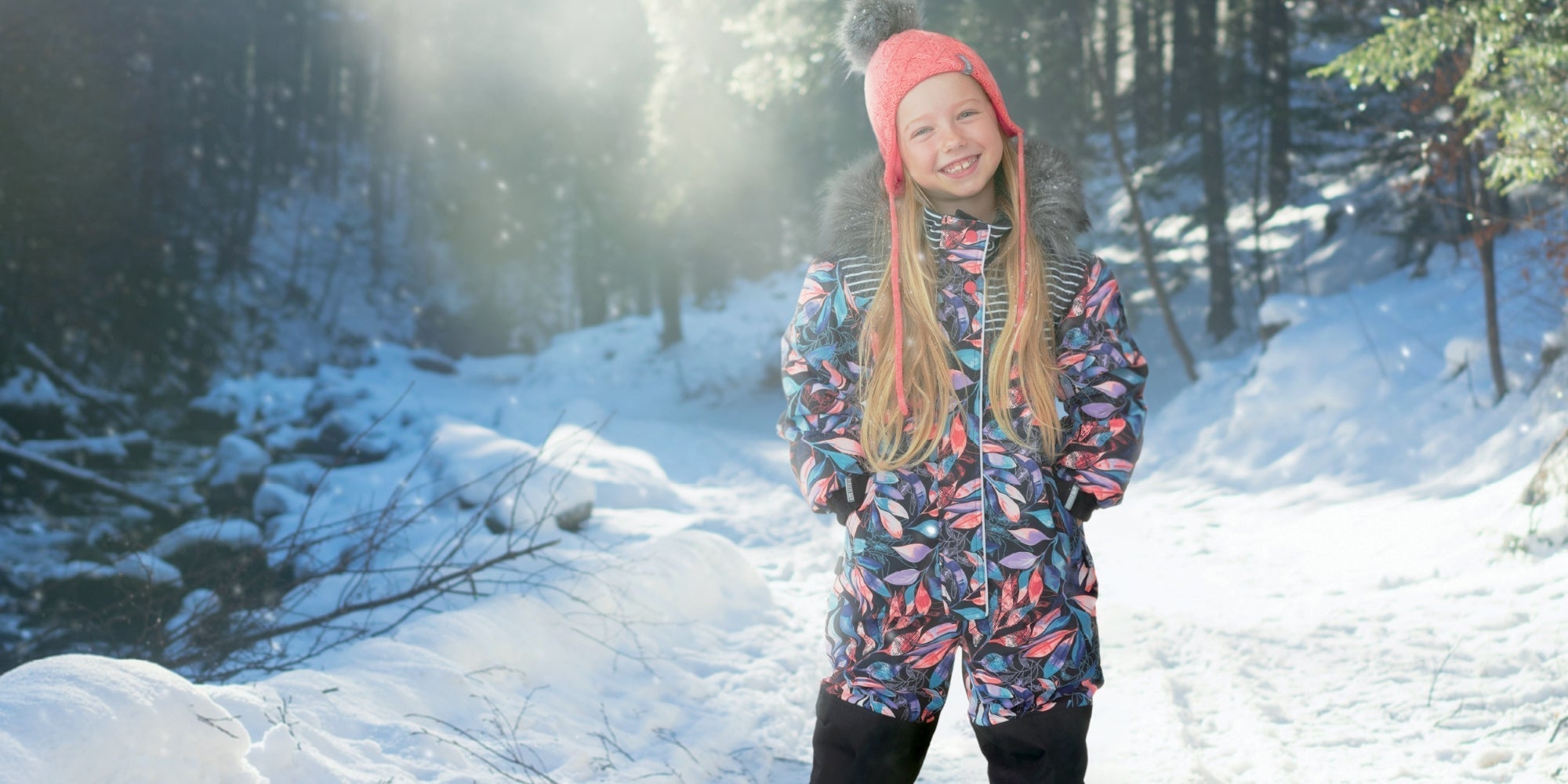 Habit de neige, manteaux d'hiver, pantalon de neige pour enfant fille (2 à  16 ans)