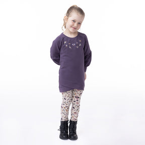 Tunique pour enfant fille par Nanö | F2302-10 Violet | Boutique Flos, vêtements mode pour bébés et enfants