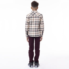 Pantalon pour enfant garçon par Nano | F2325-04 Bordeaux | Boutique Flos, vêtements mode pour bébés et enfants