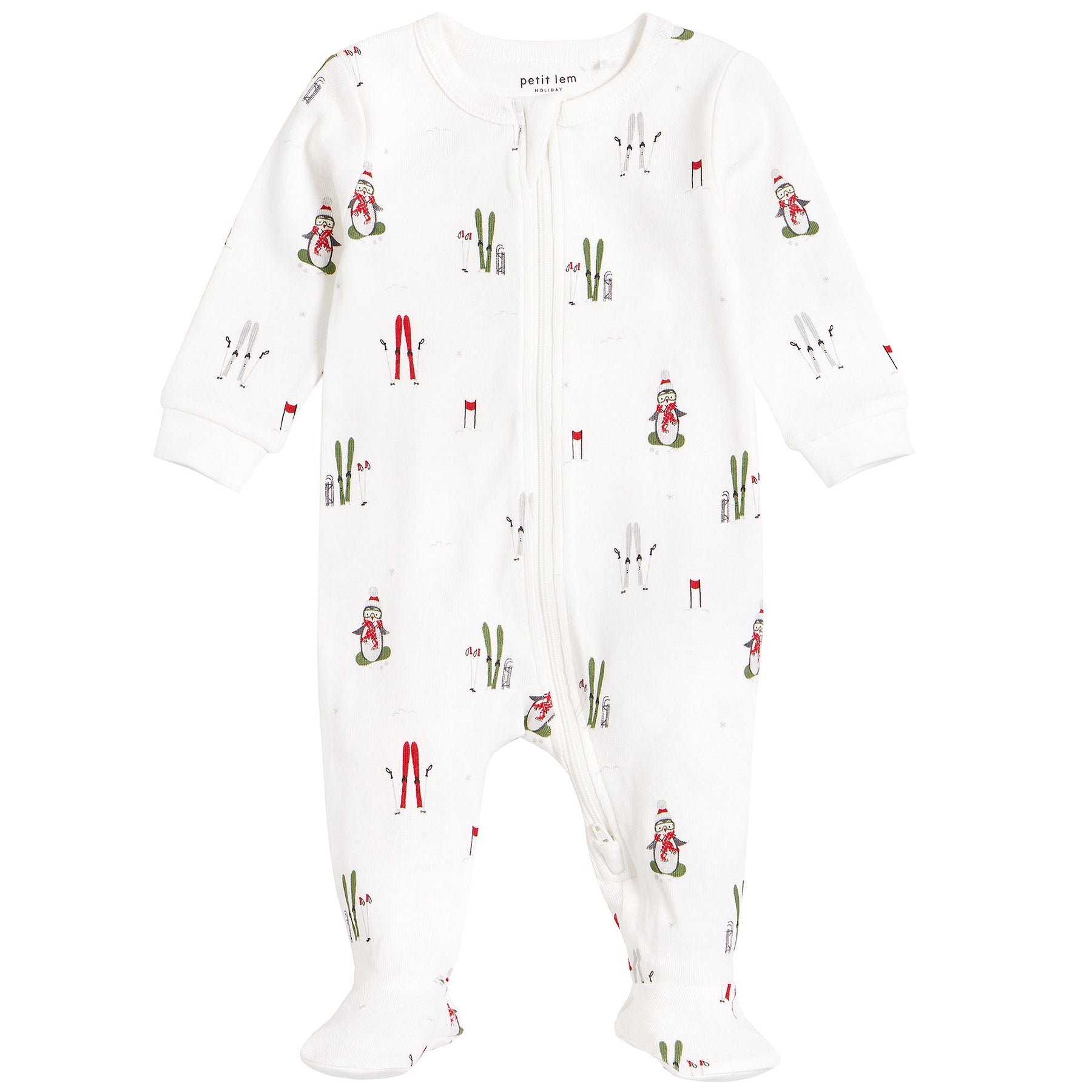 Pyjama pour bébé garçon et bébé fille par Petit Lem | 22HRS63015 101-OFFWHITE | Boutique Flos, vêtements mode pour bébés et enfants