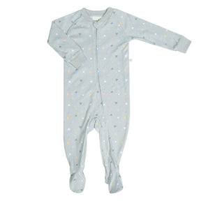 Pyjama pour bébé fille par Perlimpinpin - BB28601 Coeurs - Boutique Flos, vêtements pour bébés et enfants
