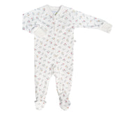 Pyjama pour bébé fille par Perlimpinpin - BB28601 Floral - Boutique Flos, vêtements pour bébés et enfants