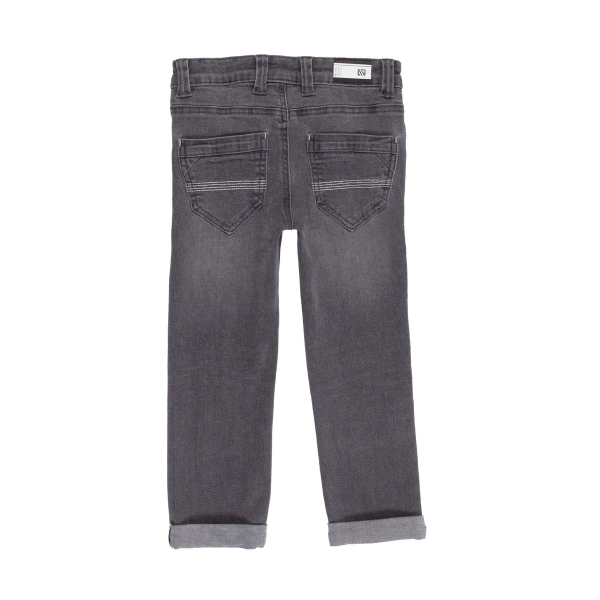 Jeans pour enfant garçon par Nanö | F2205-08 Denim gris | Boutique Flos, vêtements mode pour bébés et enfants