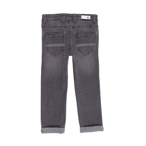 Jeans pour enfant garçon par Nanö | F2205-08 Denim gris | Boutique Flos, vêtements mode pour bébés et enfants