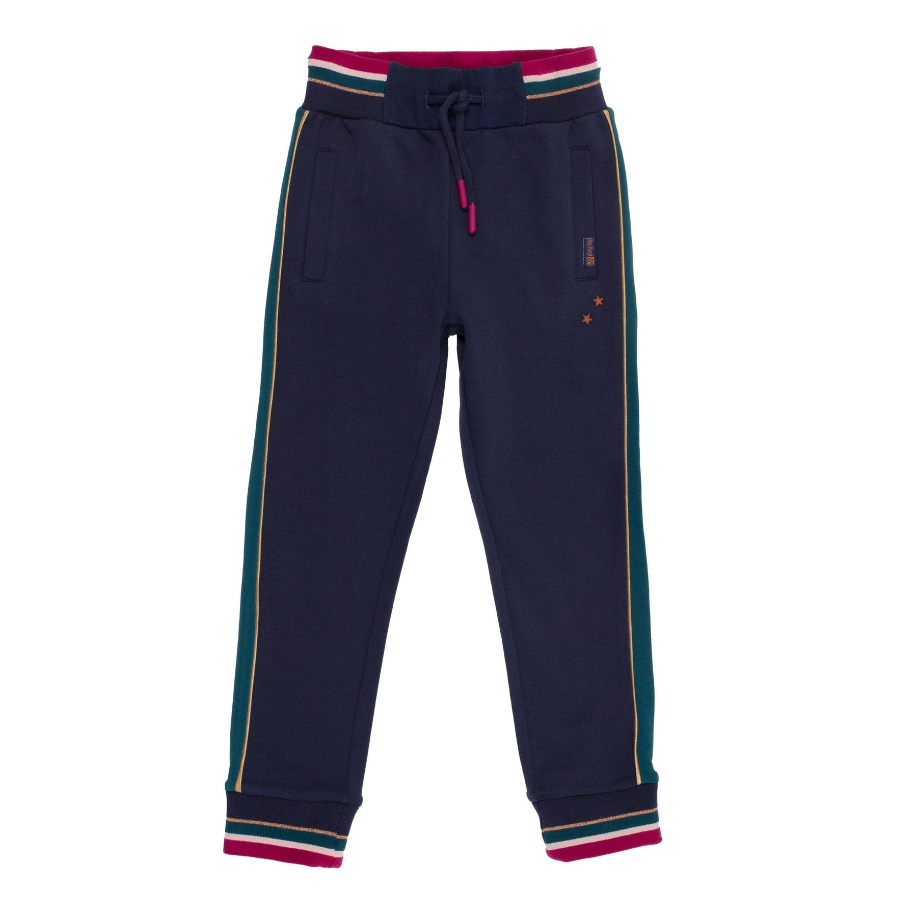 Pantalon de jogging pour enfant fille par Nanö | F2208-09 Marine | Boutique Flos, vêtements mode pour bébés et enfants