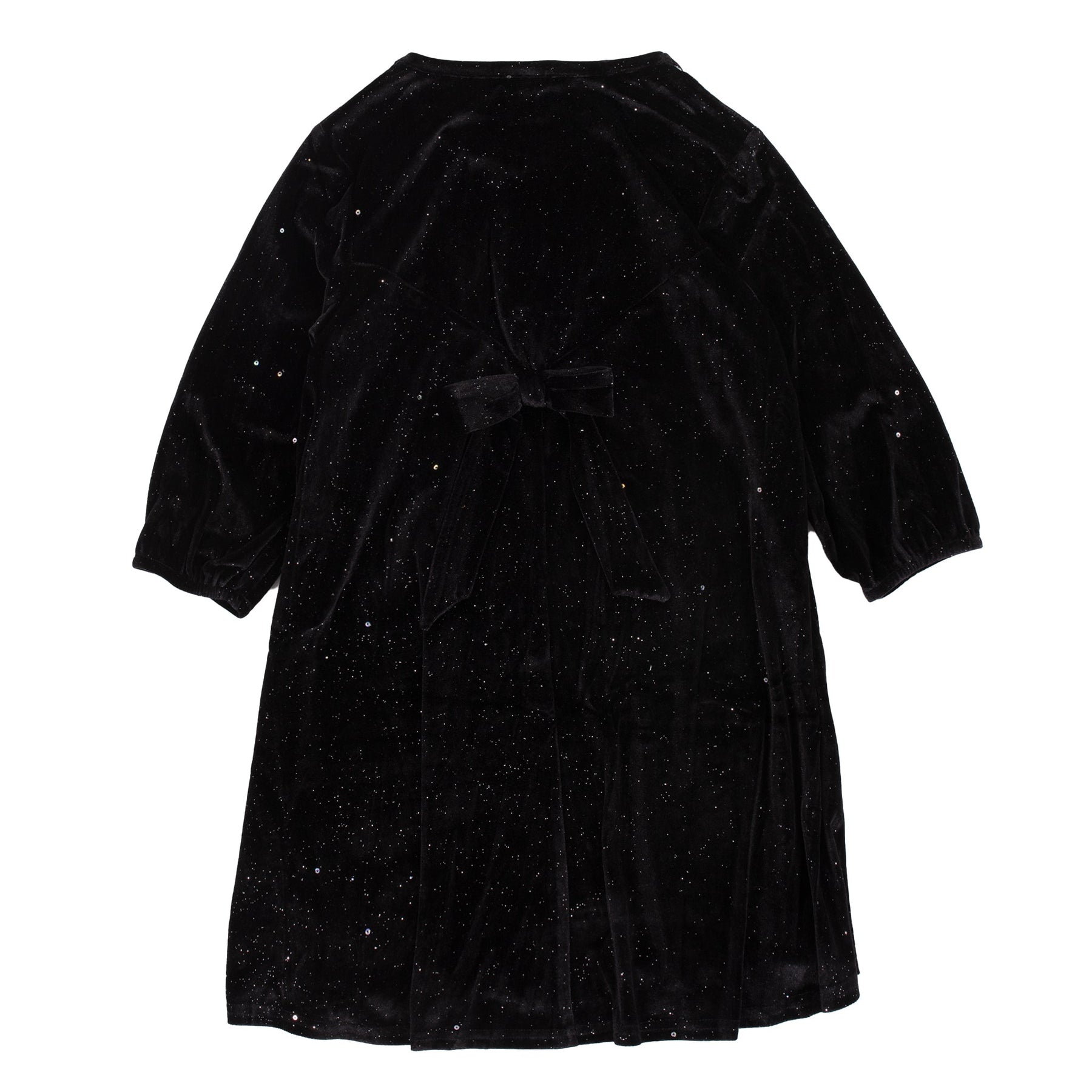 Robe pour enfant fille par Nanö | F2230-06 Noir | Boutique Flos, vêtements mode pour bébés et enfants