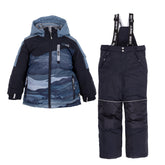 Habit de neige pour enfant garçon par Nanö | Malcolm F22M203 Marine | Boutique Flos, vêtements mode pour bébés et enfants