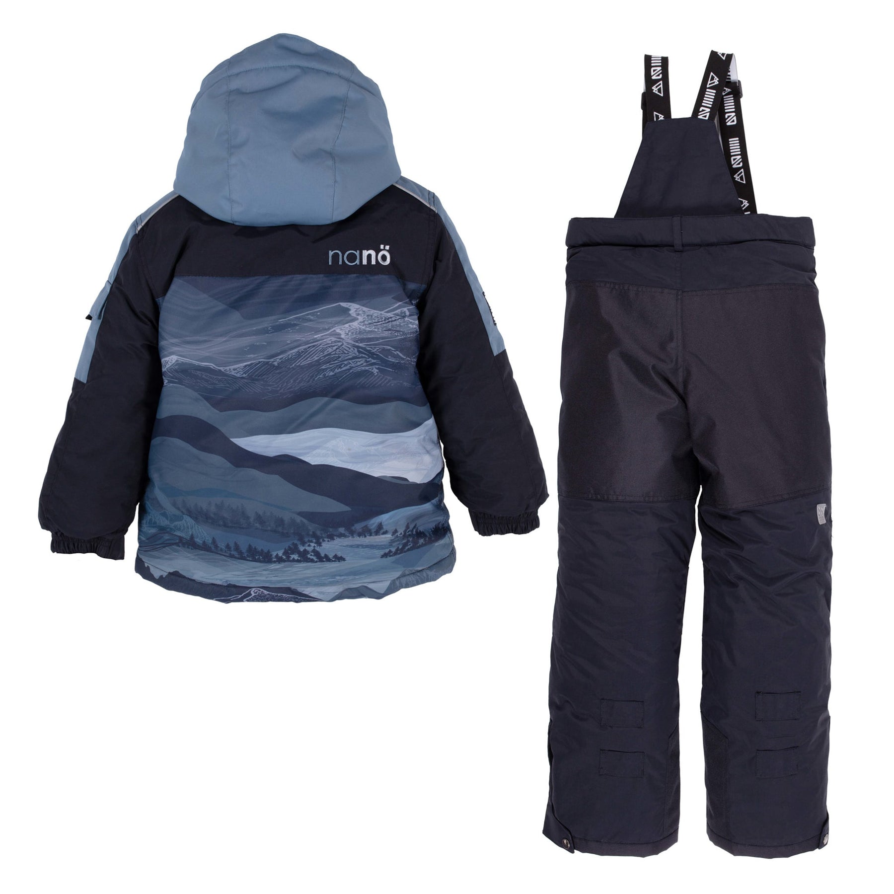 Habit de neige pour enfant garçon par Nanö | Malcolm F22M203 Marine | Boutique Flos, vêtements mode pour bébés et enfants