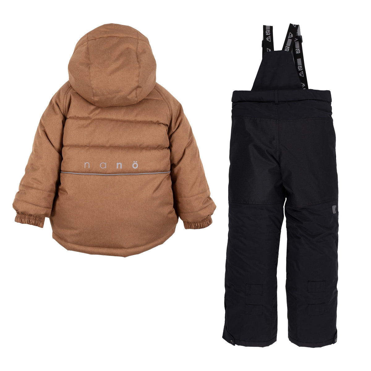 Habit de neige pour enfant fille par Nanö | F22M801-2 BRUN | Boutique Flos, vêtements mode pour bébés et enfants