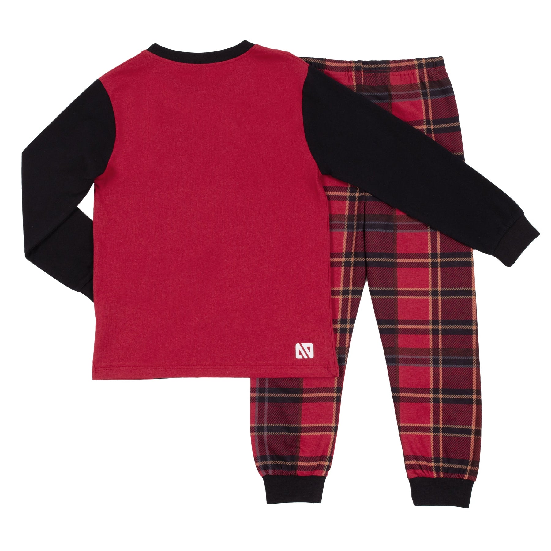Pyjama deux-pièces pour enfant garçon par Nanö | F22P07 Rouge | Boutique Flos, vêtements mode pour bébés et enfants