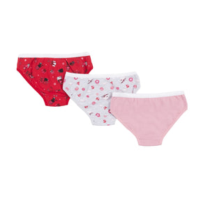 Paquet de 3 culottes pour enfant fille par Nanö | F22SV08 Rose | Boutique Flos, vêtements mode pour bébés et enfants