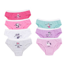 Paquet de 7 culottes pour enfant fille par Nanö | F22SV10 Multicolor | Boutique Flos, vêtements mode pour bébés et enfants