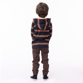 Joggers pour enfant garçon par Nanö | F2303-03 Brun | Boutique Flos, vêtements mode pour bébés et enfants