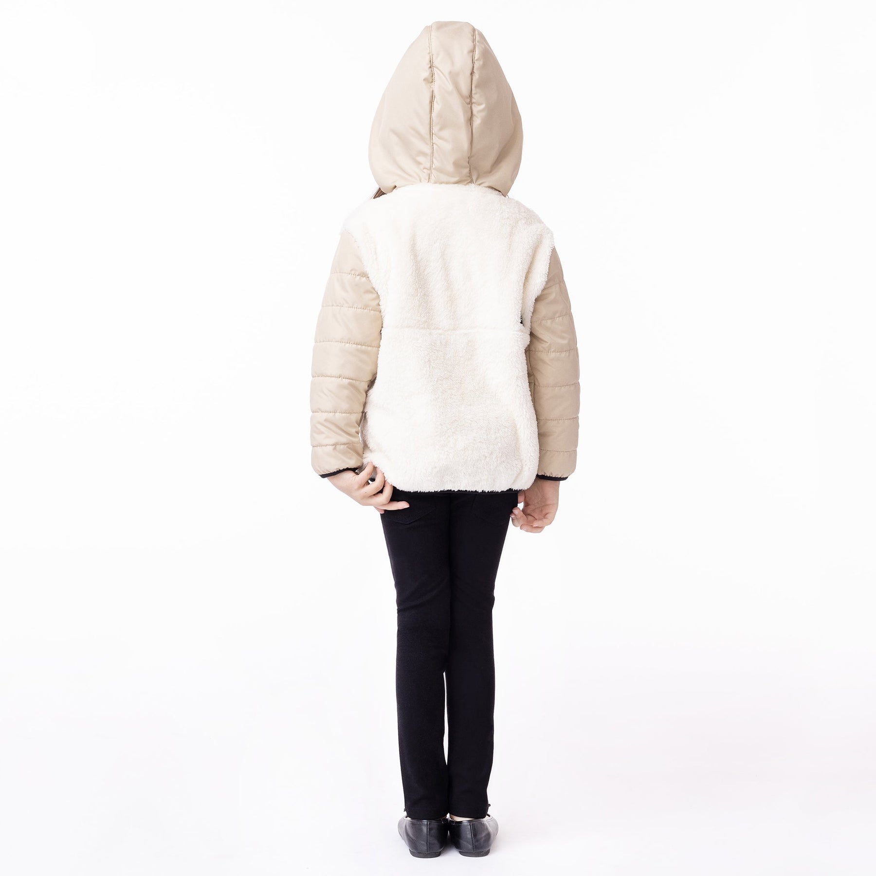 Pantalon pour enfant fille par Nanö | F2304-11 Noir | Boutique Flos, vêtements mode pour bébés et enfants