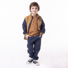 Veste pour enfant garçon par Nanö | F2305-08 Marine | Boutique Flos, vêtements mode pour bébés et enfants