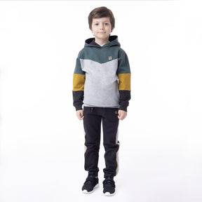 Coton ouaté pour enfant garçon par Nanö | F2307-08 Sarcelle | Boutique Flos, vêtements mode pour bébés et enfants