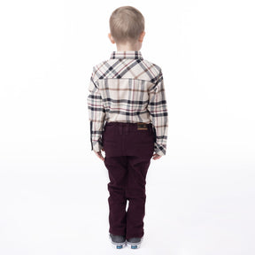Chemise manches longues pour enfant garçon par Nano | F2325-05 Beige | Boutique Flos, vêtements mode pour bébés et enfants