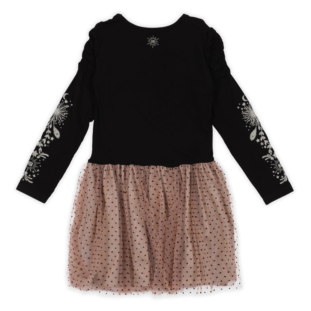 Robe pour enfant fille par Nano | F2330-03 Noir | Boutique Flos, vêtements mode pour bébés et enfants