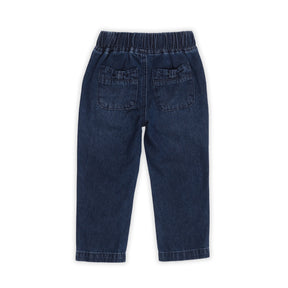 Pantalon pour bébé fille par Nanö | F2352-09 Denim Medium | Boutique Flos, vêtements mode pour bébés et enfants