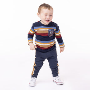 Pantalon de jogging pour bébé garçon par Nanö | F2355-10 Marine | Boutique Flos, vêtements mode pour bébés et enfants
