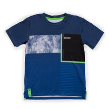 T-shirt athlétique pour enfant garçon par Nanö | F23A81-02 Marine | Boutique Flos, vêtements mode pour bébés et enfants