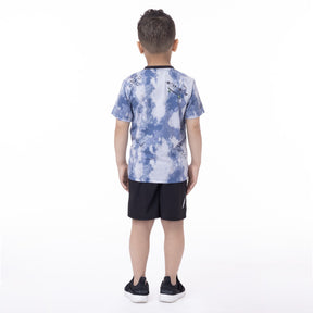 T-shirt athlétique pour enfant garçon par Nanö | F23A81-04 Bleu | Boutique Flos, vêtements mode pour bébés et enfants