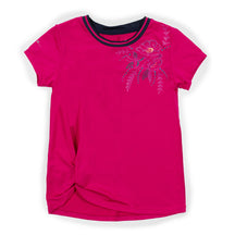 T-shirt athlétique pour enfant fille par Nanö | F23A82-01 Fuchsia | Boutique Flos, vêtements mode pour bébés et enfants