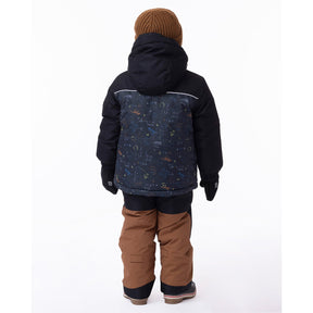 Habit de neige pour enfant garçon par Peluche Et Tartine | Samuel F23M03 Noir | Boutique Flos, vêtements mode pour bébés et enfants