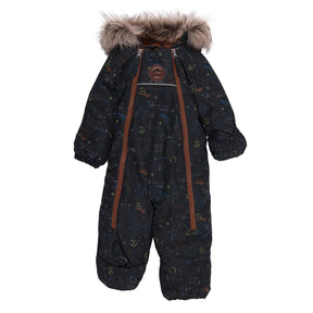Habit de neige pour bébé gaçon par Peluche Et Tartine | Matthiew F23M103 1 Noir | Boutique Flos, vêtements mode pour bébés et enfants