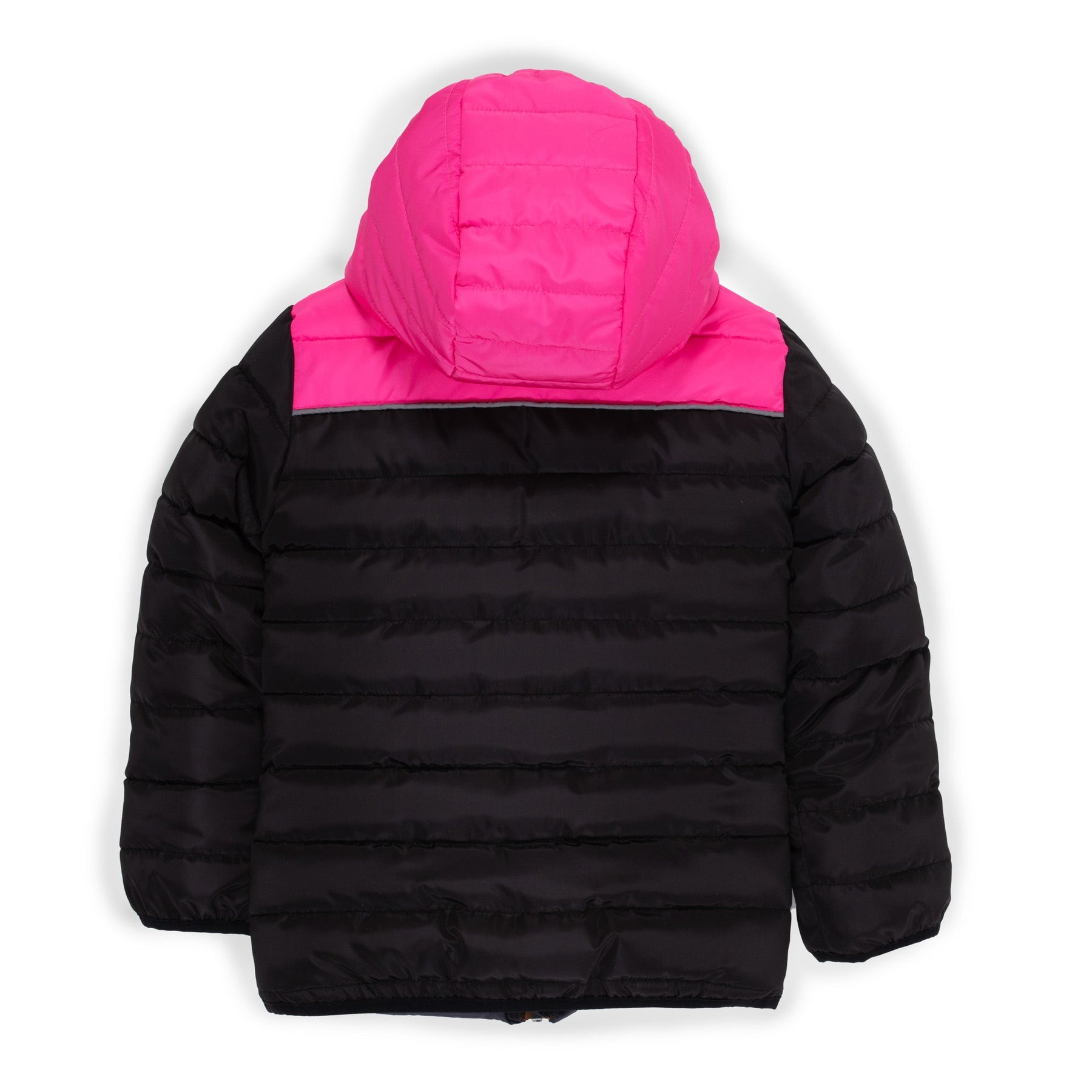 Manteau matelassé pour enfant fille par Nanö | F23M1250 Fuchsia | Boutique Flos, vêtements mode pour bébés et enfants