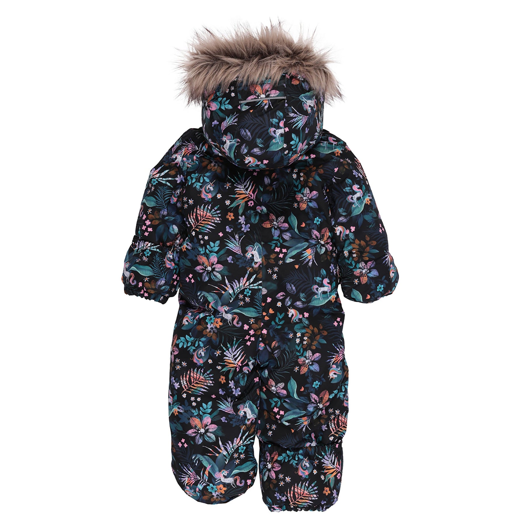 Habit de neige pour bébé fille par Peluche Et Tartine | Lilia F23M150 1 Noir | Boutique Flos, vêtements mode pour bébés et enfants