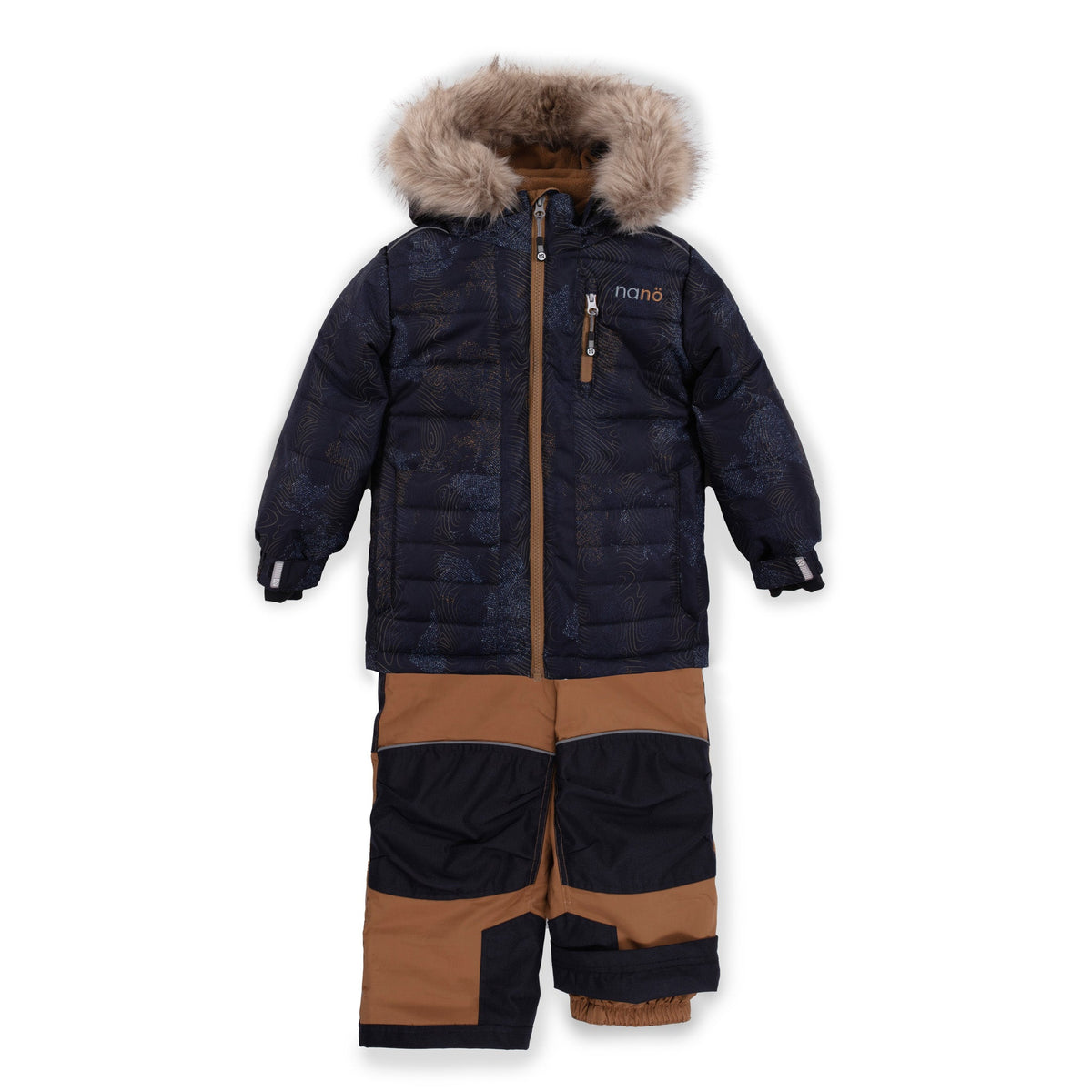 Habit de neige pour enfant garçon par Nanö | Simon/F23M215 Marine | Boutique Flos, vêtements mode pour bébés et enfants