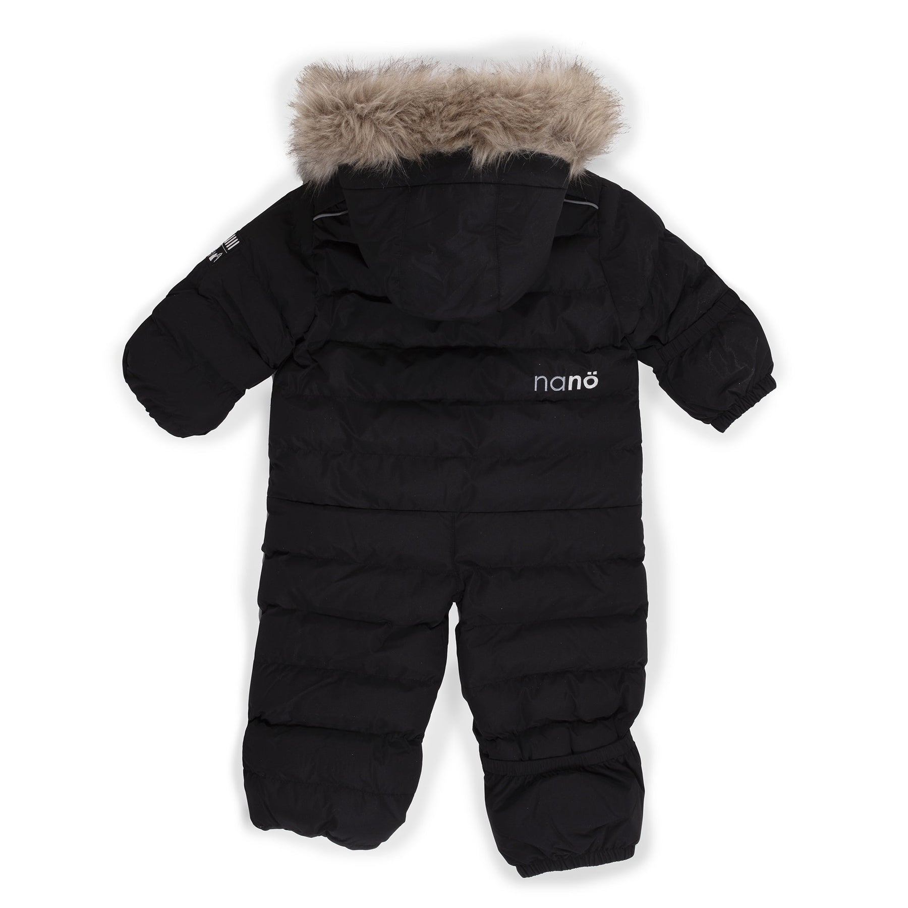 Habit de neige une-pièce pour bébé fille par Nanö | Sydney/F23M600 Noir | Boutique Flos, vêtements mode pour bébés et enfants
