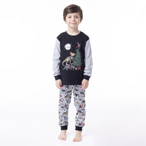 Pyjama pour enfant garçon par Nano | F23P07 Noir | Boutique Flos, vêtements mode pour bébés et enfants