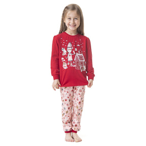 Pyjama pour bébé fille par Nano | F23P60-1 Rouge | Boutique Flos, vêtements mode pour bébés et enfants