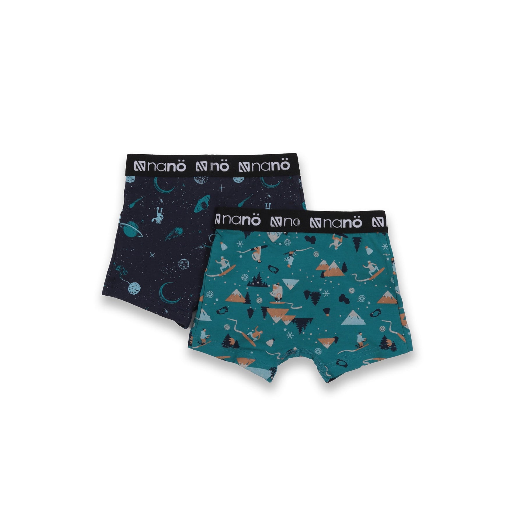 Paquet de  boxers pour enfant garçon par Nanö | F23SV01 Marine | Boutique Flos, vêtements mode pour bébés et enfants