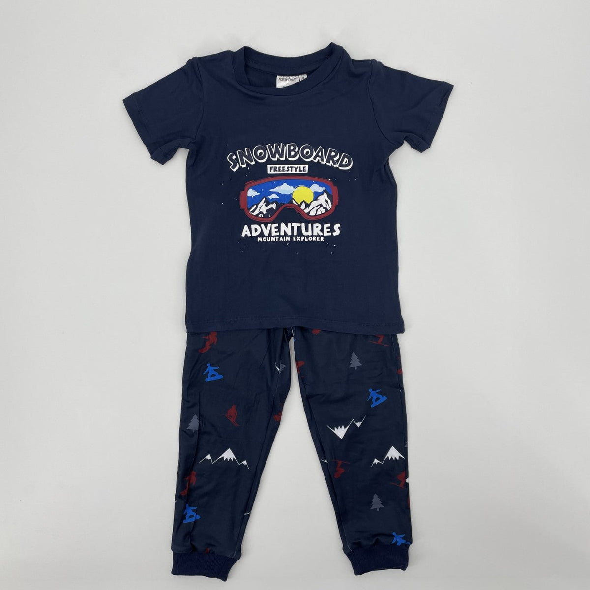 Pyjama pour enfant garçon par Nasri | NCSLKB00655 C.SKI MOUTAIN | Boutique Flos, vêtements mode pour bébés et enfants