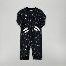 Pyjama pour enfant garçon et enfant fille par Nasri | NCSLTU00832 C.JET BLK REINDEER | Boutique Flos, vêtements mode pour bébés et enfants