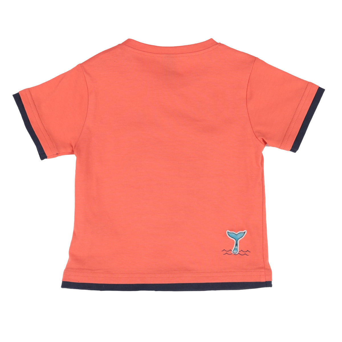 Chandail manches courtes pour bébé garçon par Nanö | S2251-02 Orange | Boutique Flos, vêtements pour bébés et enfants