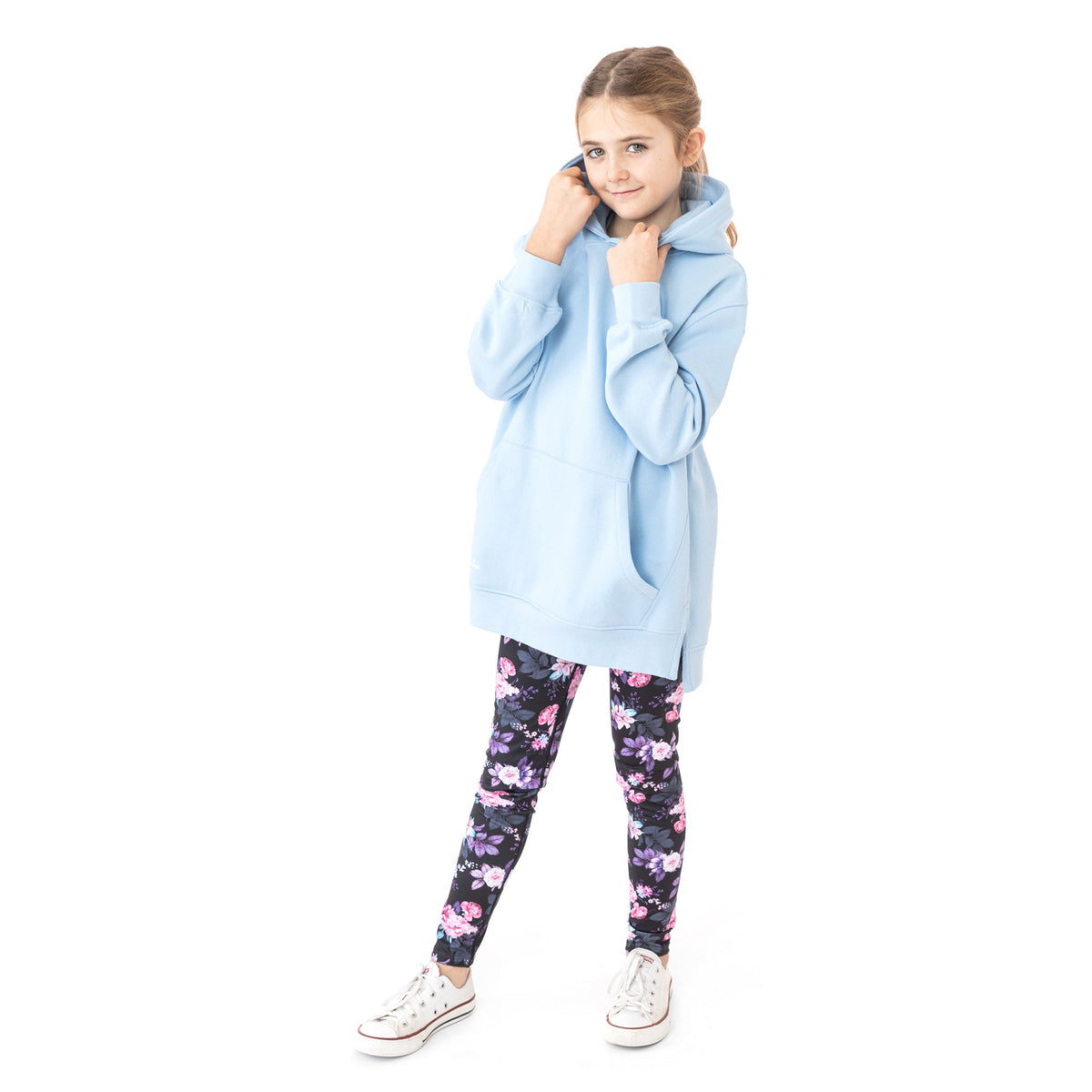 Coton ouaté pour enfant fille par Nanö | S22L50-03 Bleu Pâle | Boutique Flos, vêtements pour bébés et enfants