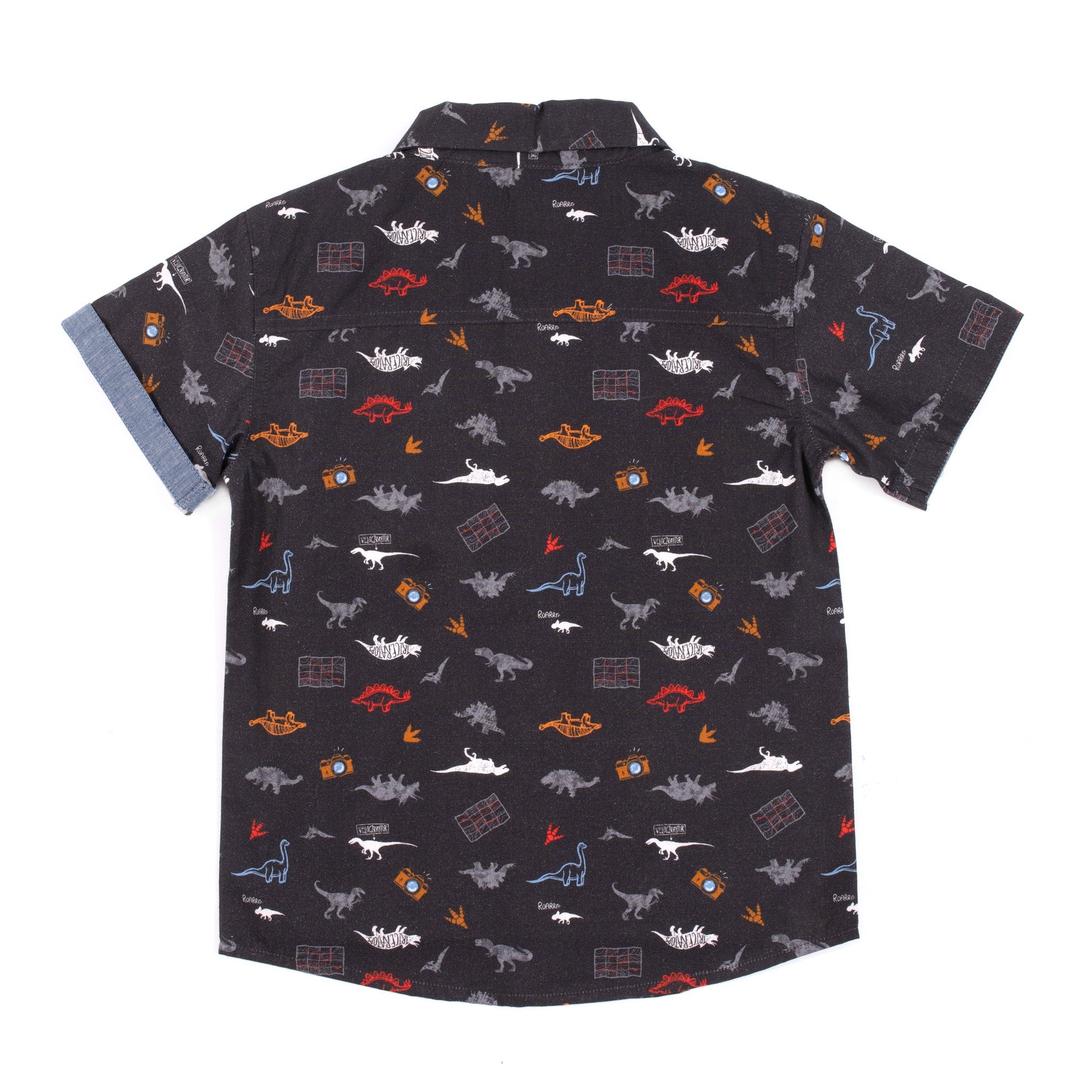 Chemise manches courtes pour enfant garçon par Nano | S2305-10 Charcoal | Boutique Flos, vêtements mode pour bébés et enfants