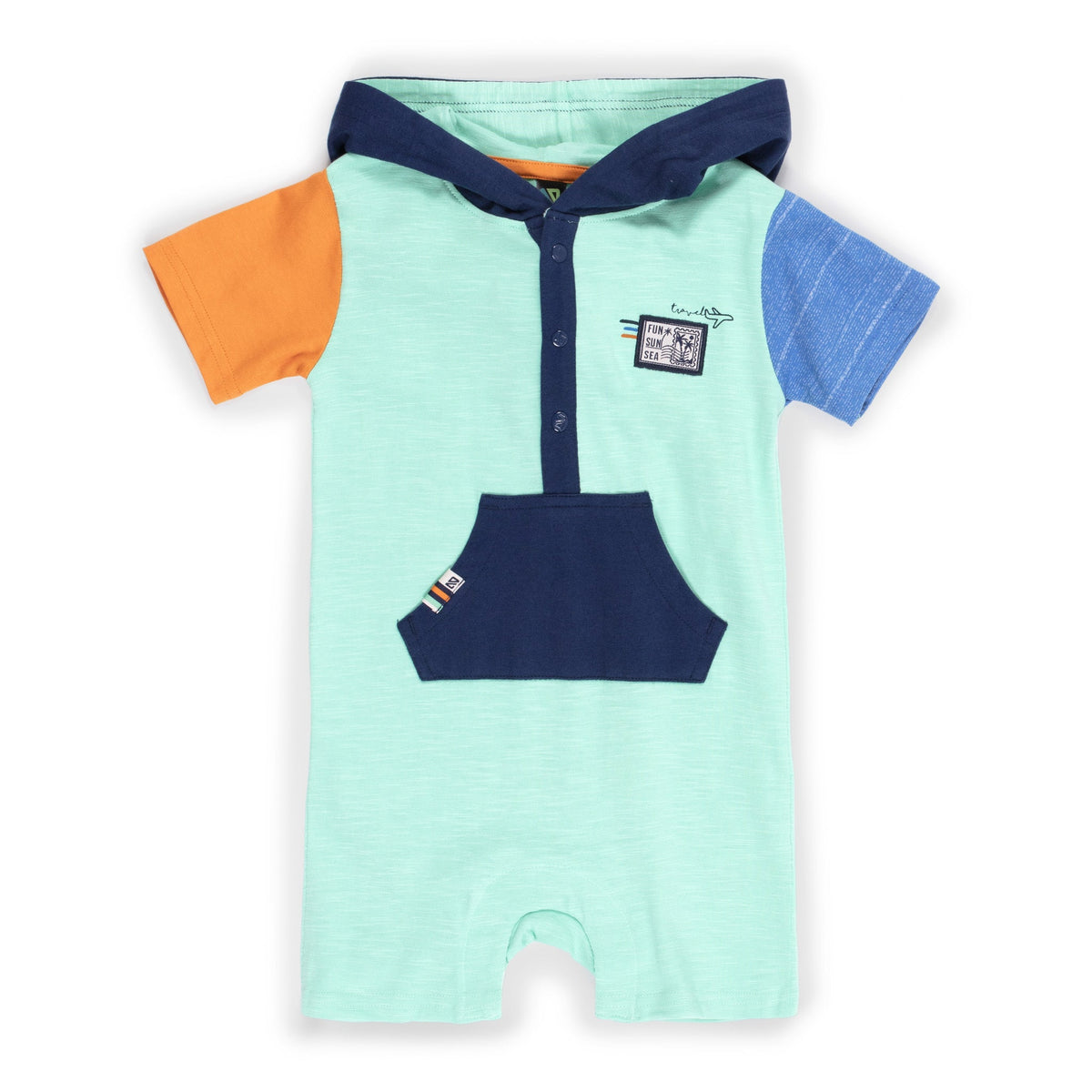 Barboteuse pour bébé garçon par Nano | S2351-07 Menthe | Boutique Flos, vêtements mode pour bébés et enfants