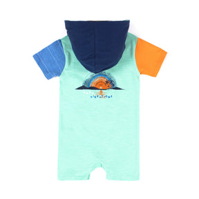 Barboteuse pour bébé garçon par Nano | S2351-07 Menthe | Boutique Flos, vêtements mode pour bébés et enfants