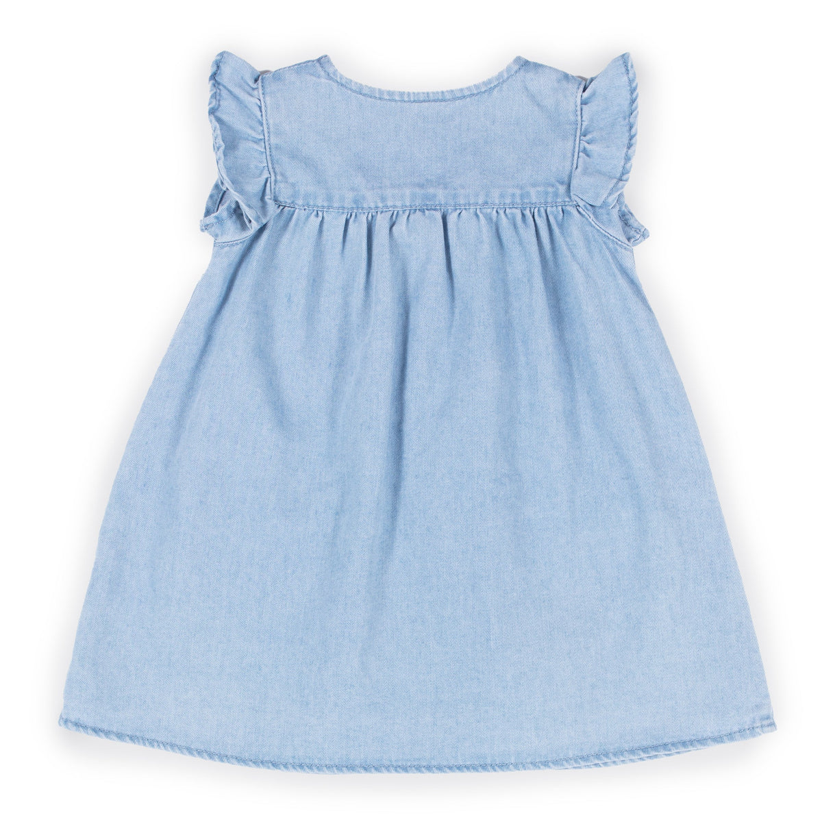 Robe pour bébé fille par Nano | S2352-05 Denim pâle | Boutique Flos, vêtements mode pour bébés et enfants