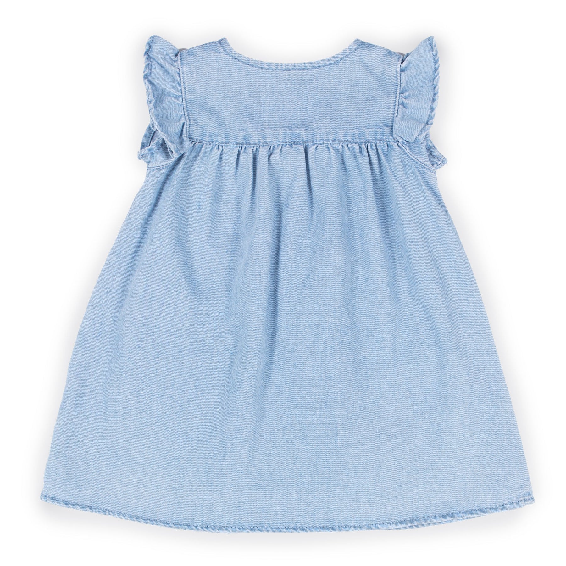 Robe pour bébé fille par Nano | S2352-05 Denim pâle | Boutique Flos, vêtements mode pour bébés et enfants