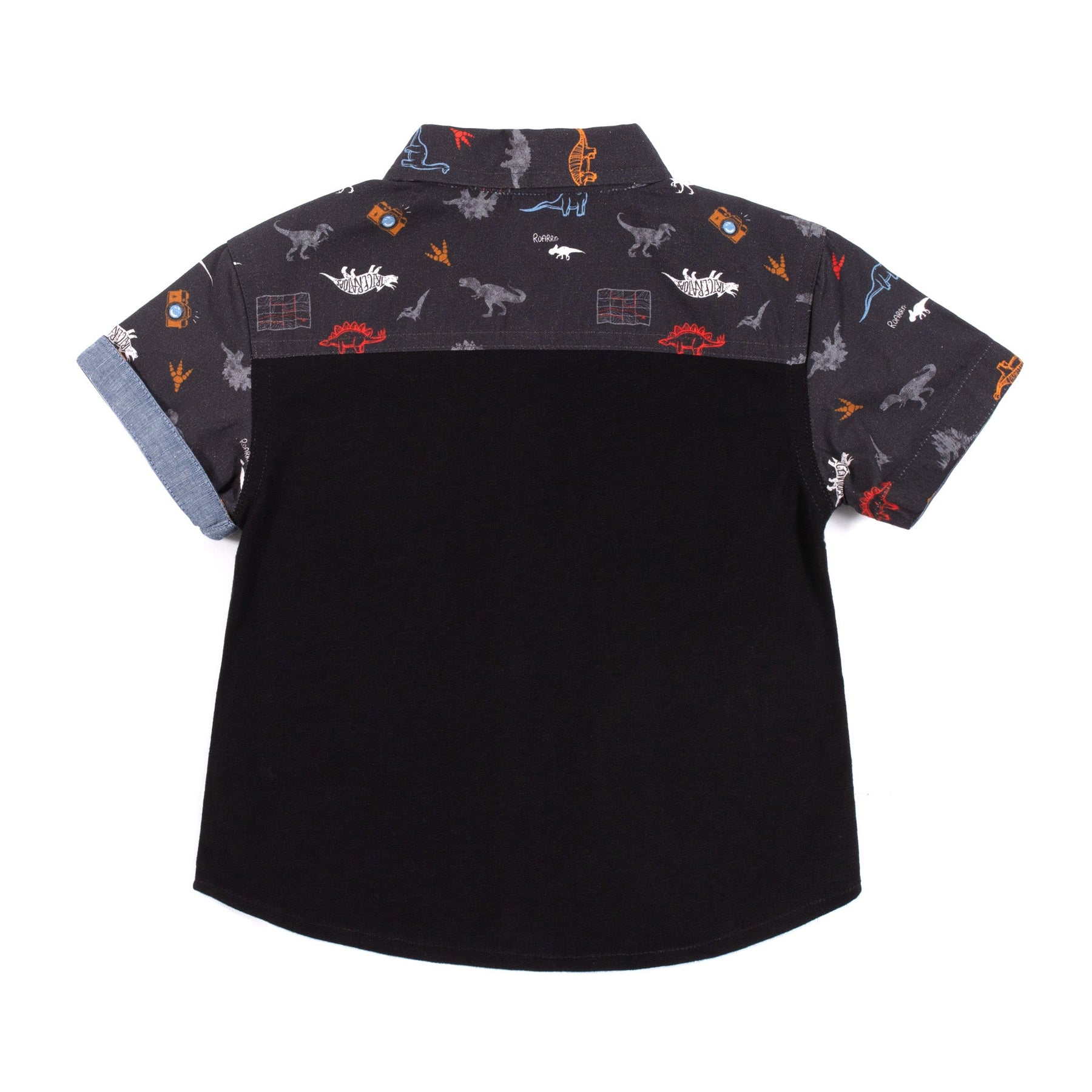 Chemise manches courtes pour bébé garçon par Nano | S2355-10 Charcoal | Boutique Flos, vêtements mode pour bébés et enfants